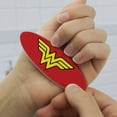 thumbnail image 2 of Wonder Woman Classic Logo Double-Sided Oval Nail File Emery Board Set 4 Pack, 2 of 4