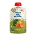 thumbnail image 2 of (3 pack) Earth's Best Organic Stage 2 Baby Food, Carrots Broccoli Veggie Puree, 3.5 oz Pouch, 2 of 10