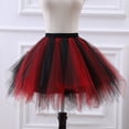 thumbnail image 2 of dmqupv Tutu Jupes pour Tout-Petites Filles Sans Armature Jupe Courte Colorée Robe pour Enfants Jupon de Mariage Ballet Performance Jupe Douce Rouge, Taille pour 1-3 Ans, 2 of 6