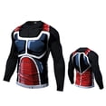 thumbnail image 5 of Ropa Deportiva Dragon Ball Vegeta Alta Elasticidad Ajustada Medias De Transpiración Deportivas Fitness De Secado Rápido De Manga Larga T @, 5 of 5