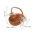 thumbnail image 2 of unbranded Cesta Portátil De Almacenamiento Tejida Ideal Para Cocina Y Fiestas Multicolor, 2 of 7