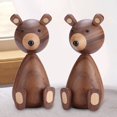 thumbnail image 3 of Deliciosos regalos para niños y adornos de animales para salas de juegos Figuras colgantes de oso pardo de estilo nórdico, 3 of 8