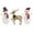 D, variant on Bouanq Christmas Decorations Xmas Tree Decor LED Light Up Penguin Christmas Decoration Garden Luminescent Decoration Acrylic Set(requires Assembly) Gifts for Xmas Wedding Holiday
