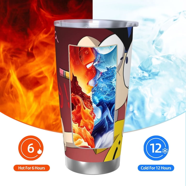 Saiise Sml Jeffy Print Tumbler 20 Oz Stainless Steel Vacuum
