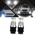 thumbnail image 4 of 2 piezas luces de freno traseras parpadeantes Zulema Bombillas de repuesto Blanco 3157 Bombillas de faros de coche, 4 of 7