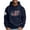 Blue, variant on Graphic Sweatshirts for Men American Flag Print Hoodie 2024 Fall Trendy Crewneck Drawstring Pullover Tops with Pockets,Black 4XL