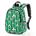 thumbnail image 1 of Mochila preescolar con diseño de fútbol, ​​12,5 pulgadas, mochilas para niños pequeños para niños y niñas, 1 of 3