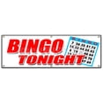thumbnail image 1 of 72" Bingo Tonight Banner Sign Public Welcome Free Cards Cash Play Win, 1 of 1