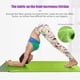 thumbnail image 5 of Toalla de pilates, mantas de yoga plegables, transpirables para deportes al aire libre (verde), 5 of 6