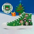 thumbnail image 7 of Coolcustomize Christmas High-Top Sneakers for Womens Girls,Holiday-Themed Canvas Shoes Comfortable Casul high Tops,Xmas Gift, 7 of 7