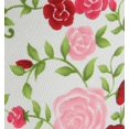 thumbnail image 3 of Vintage Floral Shabby Chic Ribbon - 2 1/2" x 10 Yards, Wired Edges, Pink & Red Roses, Green Vines, Wedding, Spring, Wreath, Christmas, Valentine's Day, Easter, 3 of 3
