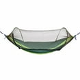 thumbnail image 1 of Hamaca De Nylon Portátil Doble Senderismo Al Aire Libre Camping Supervivencia Mosquitera Cama Para Dormir Hamaca Columpio Para Mochileros, Viajes, Playa, Patio seitruly  HA022561-00, 1 of 7
