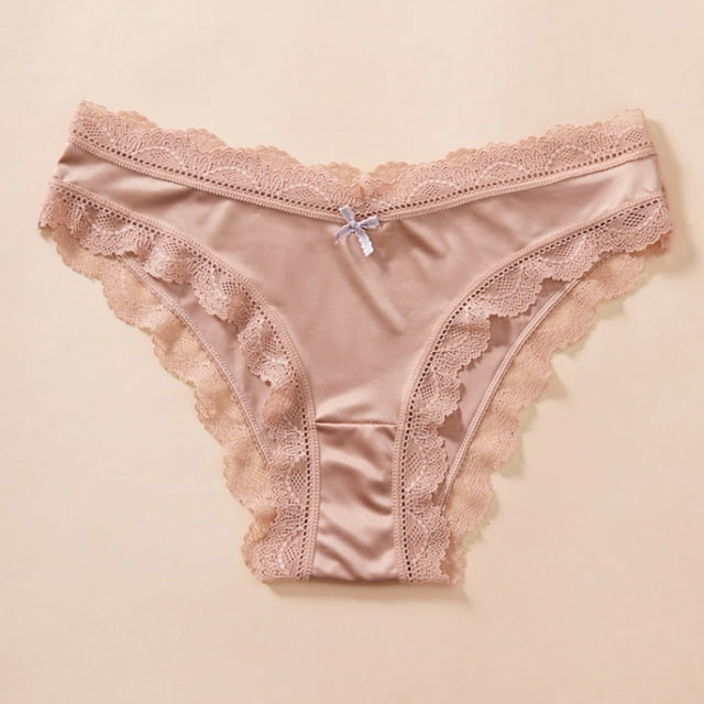 Culottes Taille Basse en Dentelle pour Femmes - String Doux et Confortable pour Usage Quotidien et Entraînements