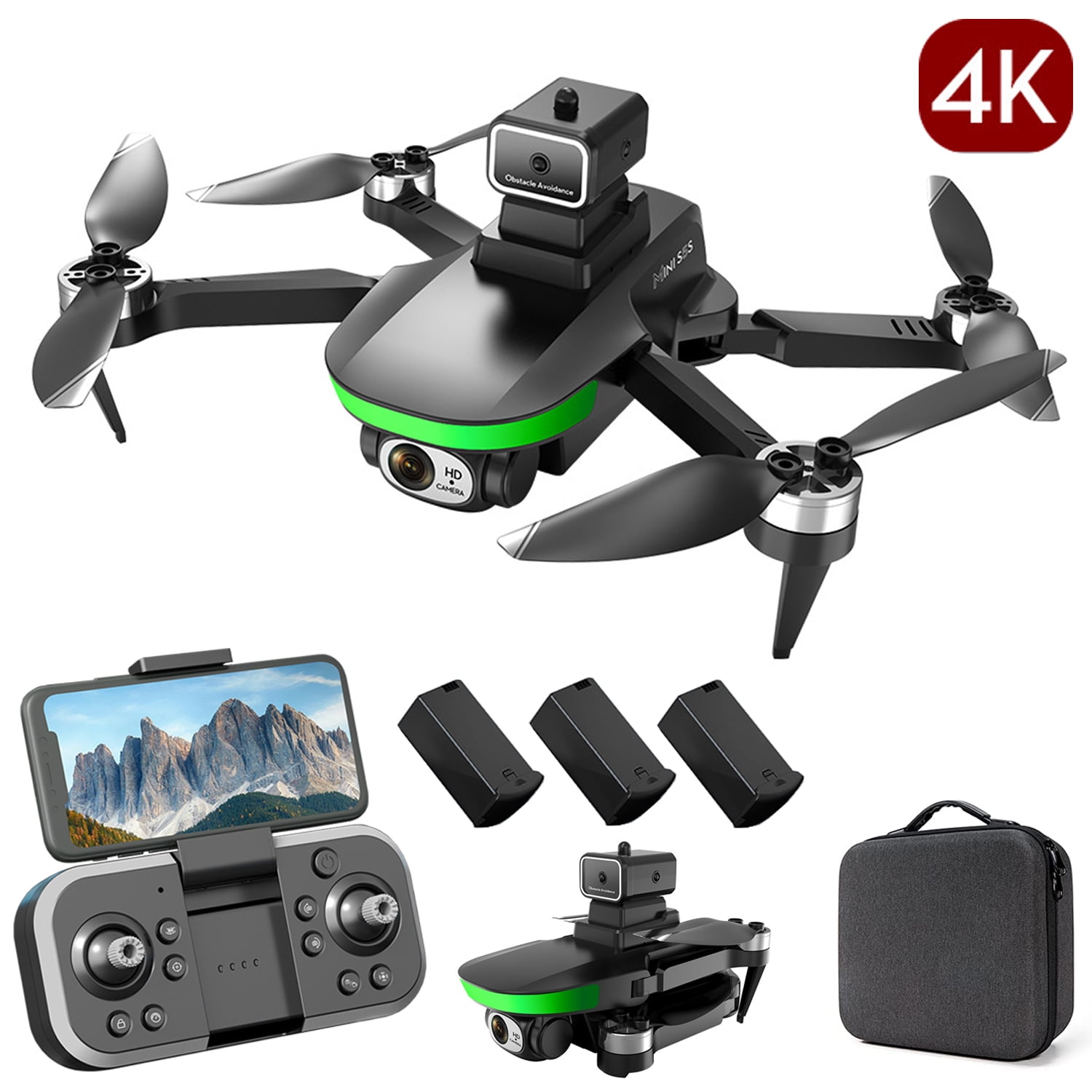 JY08 Drone with 4K HD Camera, Quadcopter RC, 3-Side Obstacle JY08 Drone with 4K HD Camera, Quadcopter RC, 3-Side Obstacle