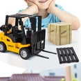 thumbnail image 7 of Limei Forklift Truck with Pallet & Cargo – Friction Powered Wheels & Manual Lifting Control - Heavy Duty Plastic Lifting Vehicle Toy for Kids & Children, 7 of 7