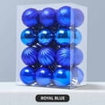thumbnail image 1 of Fiudx Adornos Navideños, Bolas Azules Festivas, Bolas de Pvc Resistentes para Árbol, Diseño Irresistible, para Fiestas En Casa, Regalo Familiar, Tendencia de Decoración de Temporada., 1 of 2
