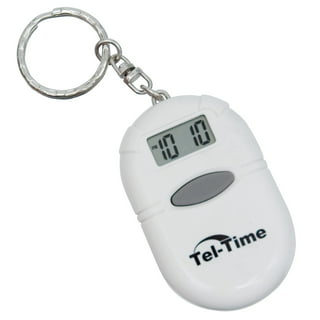  Talking Clock Keychain for Blind - Clear North American English  Voice, time and Day of The Week, Alarm, for Visually Impaired, Elderly or  Blind : Home & Kitchen