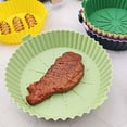 thumbnail image 7 of QuanTara 8.1in Round Air Fryer Liner, Reusable Non-Stick Silicone Baking Mat, Dishwasher Safe Fryer Basketinsert, Replacement for Parchment Paper, 450°F Heat Resistant, 7 of 7