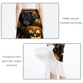 thumbnail image 2 of Pumpkin Stylish Chiffon Women's Beach Dress Summer Dress with Polyester Straps, 2 of 6