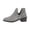 Gray, variant on Ankle Boots for Women Chelsea Square Toe Chunky Low Heel Booties Comfortable Slip on Short Boots