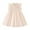 Beige, variant on Efsteb Summer Dress for Girls Sleeveless Round Neck Cute Dress Casual Soild Color Pleated Dresses (Beige,8 Years)