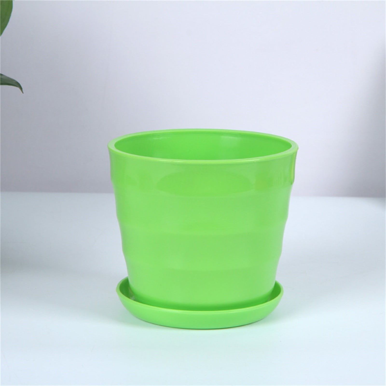 UYUH Unique Boho Design Colourful Plastic Succulent Flower Pot, Beautiful Decorative Planter for Indoor and Outdoor Gardening, Modern Home Garden Ornament Decoration