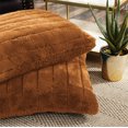 thumbnail image 2 of Home Soft Things Super Soft Decorative Pillow Covers, Set of 2, Honey Ginger, 26" x 26", 2 of 3