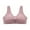 Gray, variant on JGTDBPO Front Closure Bras For Women Plus Size Comfortable Full Coverage Bras Lace Front Snap Bras Post Surgery Vest Breathable Gathering Front Opening Buckle Bra Wireless Minimizer Bra Everyday Bra