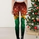 thumbnail image 4 of Leggings ajustados de Navidad perfecl mallas elásticas estampadas para mujer deporte, 4 of 8