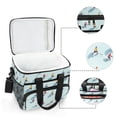 thumbnail image 6 of FORMRS Insulated Cooler Bag 24 Cans Capacity Soft Leakproof Lunch Box with Side Pockets, Ice Hockey, 6 of 7