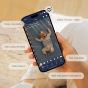 Nanit Pro Smart Baby Monitor – HD Wall-Mount Camera, Real-Time Sleep & Breathing Tracking