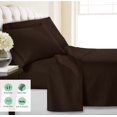 thumbnail image 4 of FBTS Prime Microfiber Deep Pocket 4 Piece Bed Sheets Set, King, Chocolate, 4 of 9