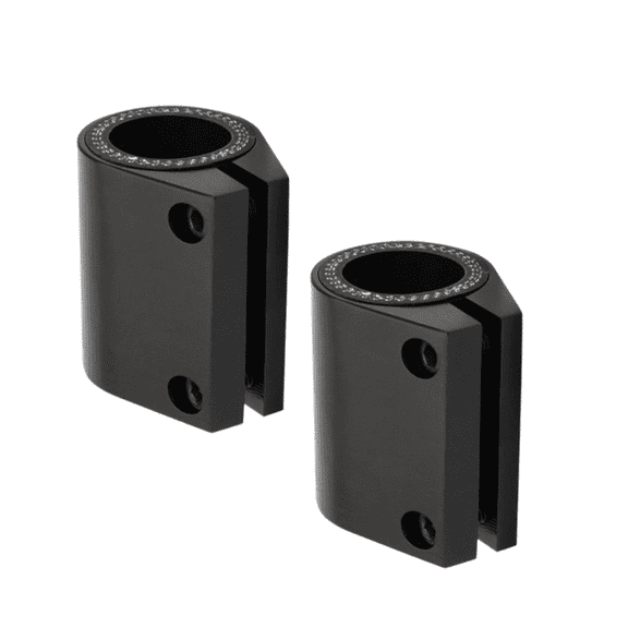 ​​2-Piece Billet Aluminum Exhaust Clamp Set for Yamaha Banshee 350 (1987-2006) | 1-Inch Diameter Connectors | High-Temperature Resistance​​