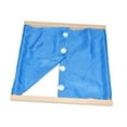 thumbnail image 3 of BELOVING Montessori Clothing Board Educational Early Learning Tool for Preschool Kids dark blue Button, 3 of 10