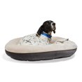 thumbnail image 2 of EveryYay Essentials Plush Bolster Round Dog Bed, 34" L X 34" W X 4" H, Large, Dark Gray, 2 of 5