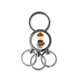 thumbnail image 1 of Suecia Viking Cartoon Llavero de metal de acero inoxidable Llavero Anillo de cadena Llavero, 1 of 3