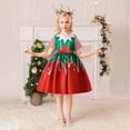 thumbnail image 6 of TEDOYE Toddler Kids Child Girls Pageant Gown Christmas Dance Party Princess Dress Relaxed Fit Wear, 8-9 Years, 6 of 9