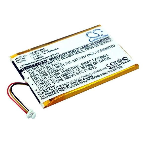 1600mAh Li-Polymer ZWM2-1230LI Battery for Zipit Z2 Wireless Text Messenger