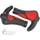thumbnail image 1 of Manillar de bicicleta, diseño ergonómico Manillar de bicicleta de doble bloqueo Manillar de bicicleta de goma de agarre ancho para bicicletas de montaña MTB, 1 of 5