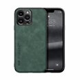 thumbnail image 1 of For Iphone 14 Pro Skin Feel Magnetic Leather Back Phone Case, 1 of 5