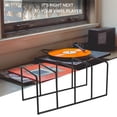 thumbnail image 3 of Metal Vinyl Record Display Shelf Turntable Storage Shelf Exhibit Stand Holder A, 3 of 8