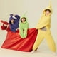 thumbnail image 4 of Disfraz de Cosplay de Teletubbies en cuatro colores para adultos, pijama de franela, mono Dipsy Winky laa-laa Tinky Po, 4 of 4