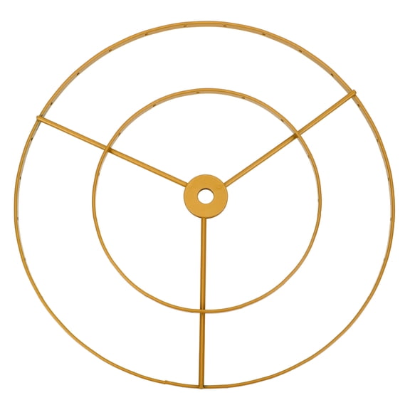 Monyance Ceiling Light Frame DIY Drum Lamp Shade Ring for E27 Lamp - European Style(9.84X9.84X0.59Inches)