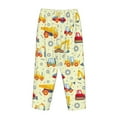 thumbnail image 4 of Kdxio Women's Comfy Stretch Heavy EquipmentPrint Drawstring Pajama Pants-Medium, 4 of 9