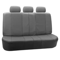 FH Group Deluxe Leatherette Padded Seat Covers For Car Truck SUV Van - Rear Bench