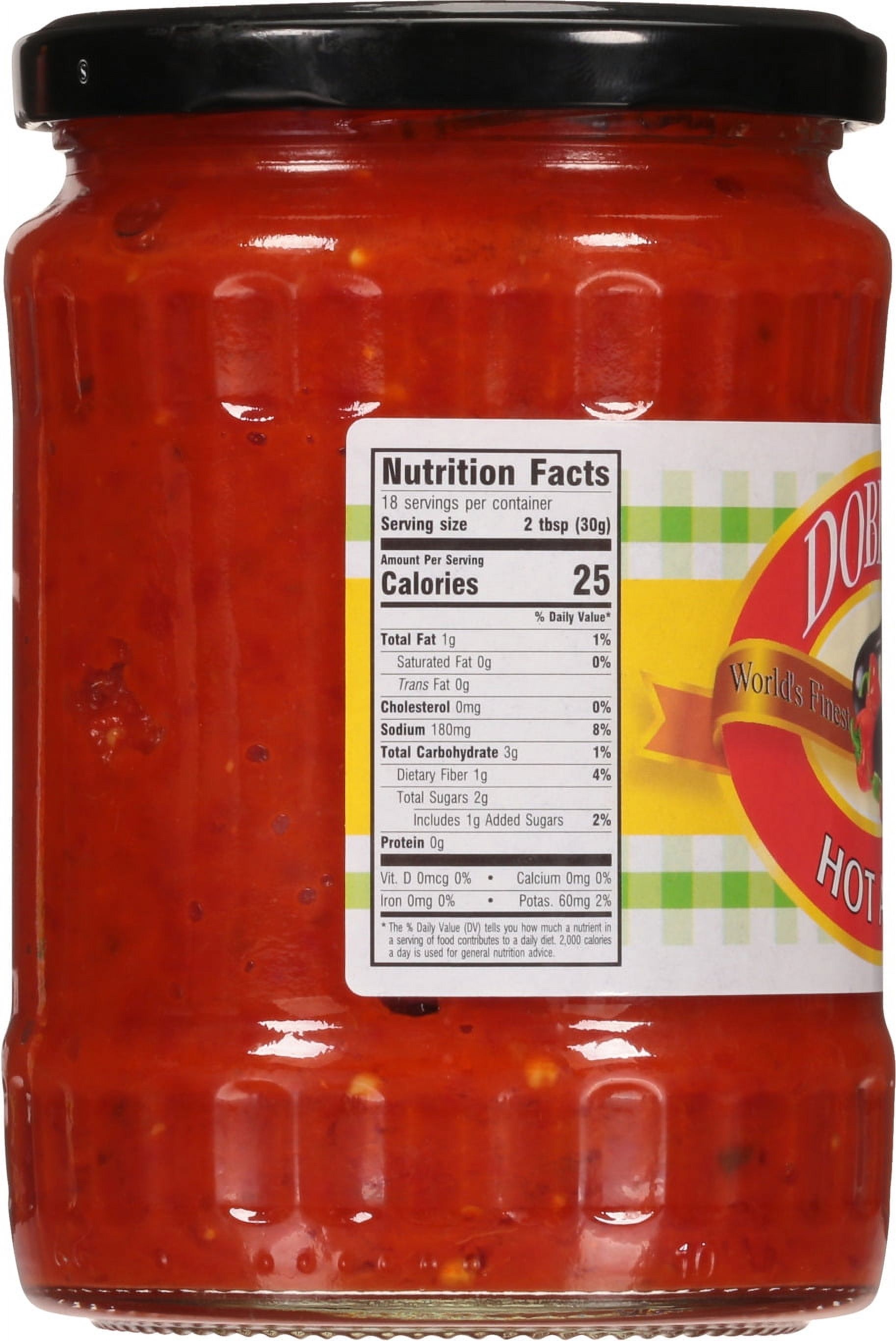 Dobrova Hot Ajvar, 17.6 oz