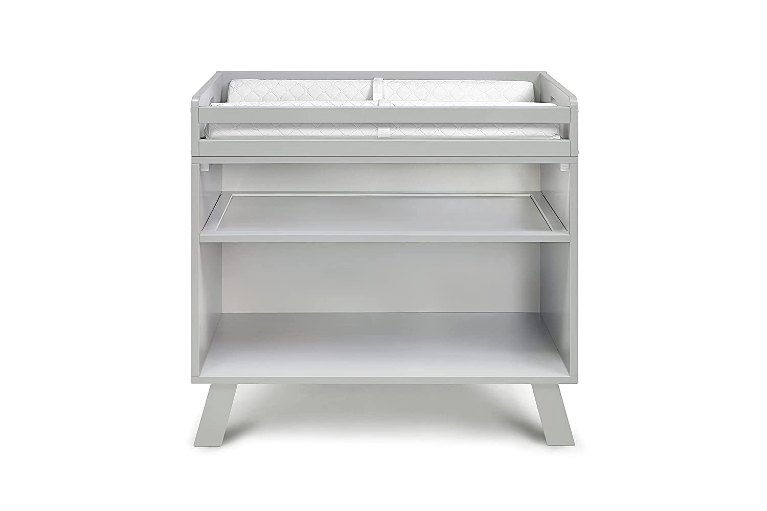 Suite Bebe Livia Multi Purpose Free Standing Changing Table with Removable Tray - Gray/Gray