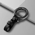 thumbnail image 2 of HPDL Gun Metal Black Car Keychain Pendant Keychain Keychain Waist Hanging Ring Personality Creative Simple Key Lanyard Men, 2 of 8