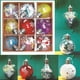 thumbnail image 3 of Farfi 3 / juego de bolas de Navidad LED brillan para aumentar la atmósfera, la suspensión redonda de alto brillo decora el árbol de Navidad transparente con plumas artificiales, 3 of 5