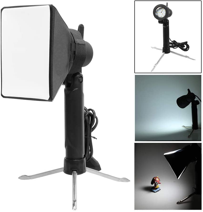 2700 W warmes Dauerlicht Selens Mini-Softbox-Beleuchtungsset Tisch-LED-Lampe für Fotostudios und kleine Produktfotografie 